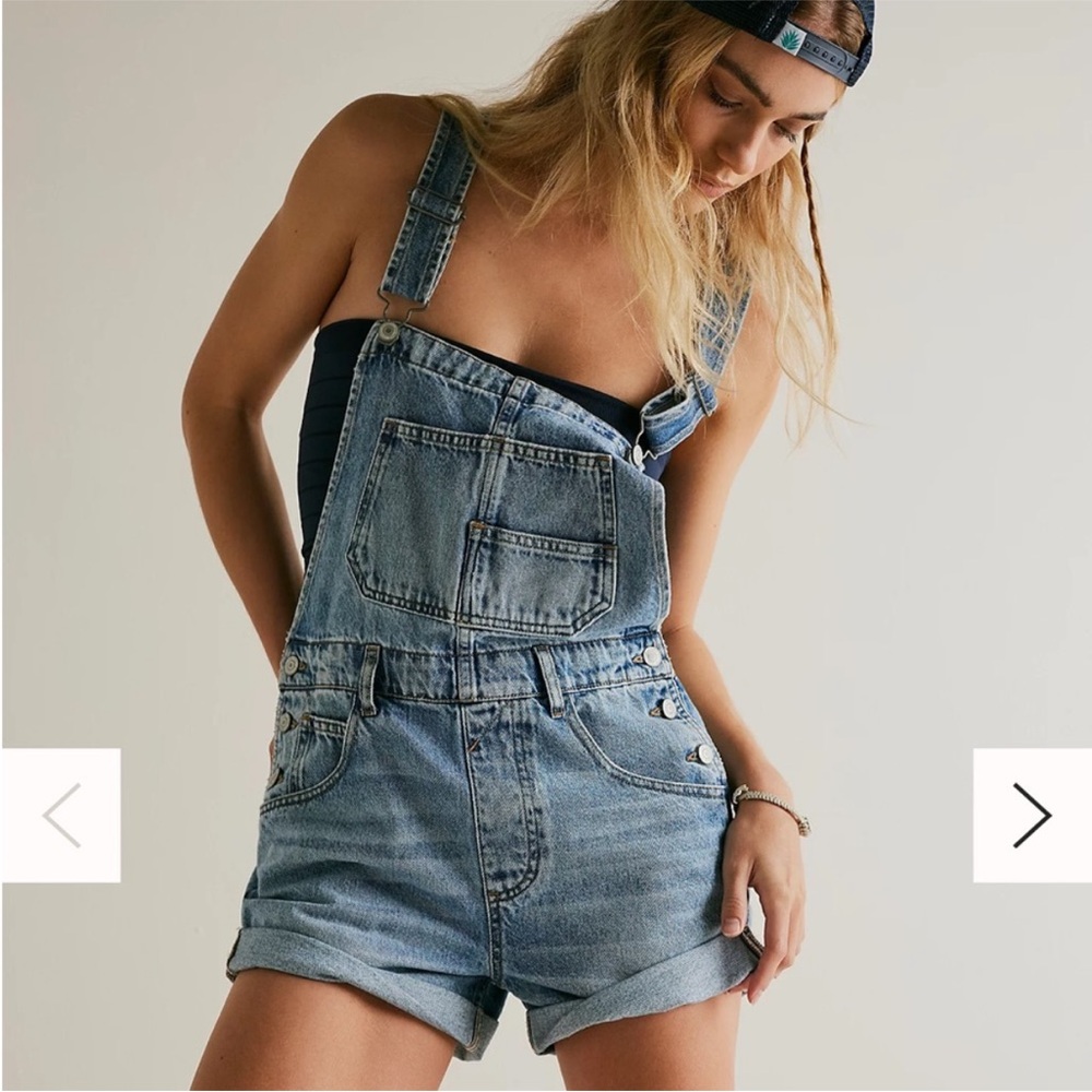 Free People Ziggy Shortalls 🌼 - Picture 2 of 7